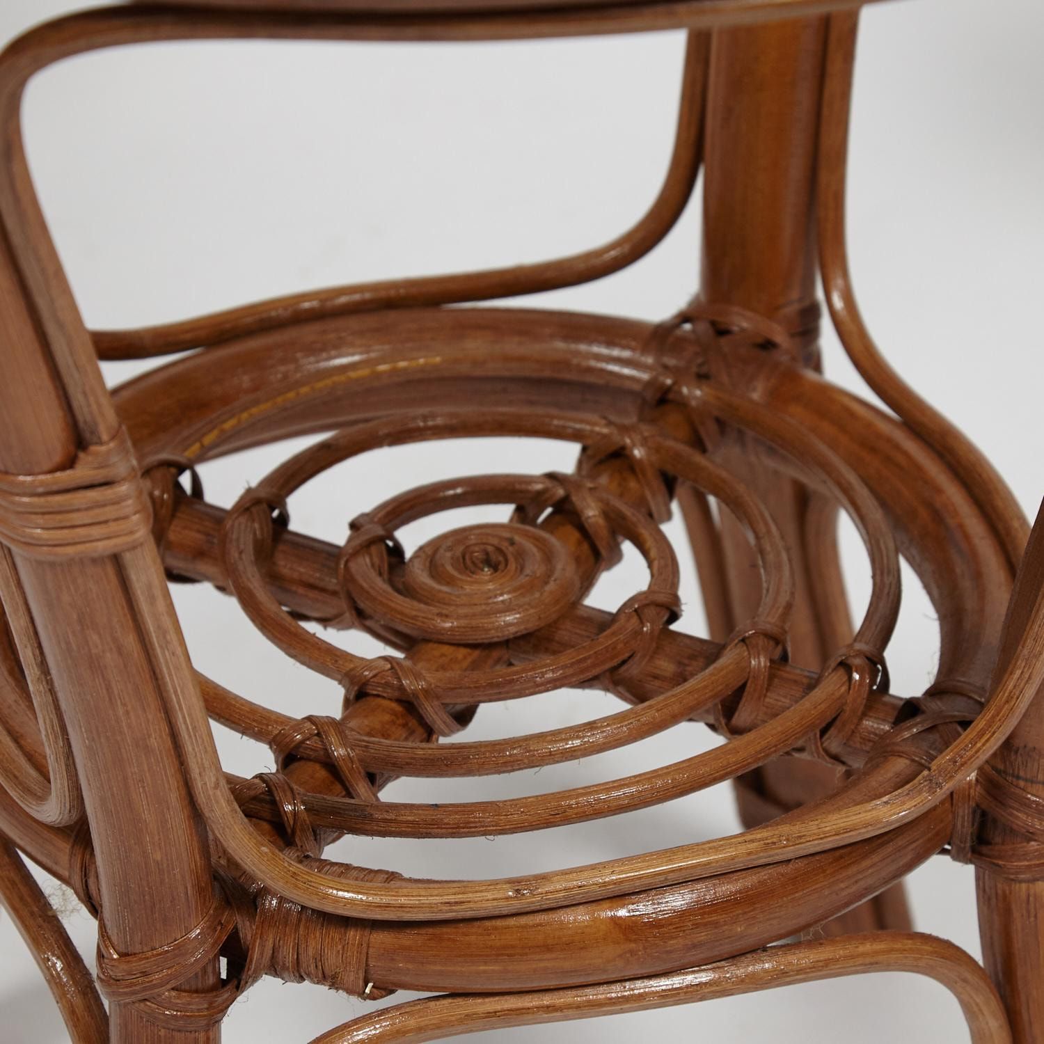 ТЕРРАСНЫЙ КОМПЛЕКТ NEW BOGOTA (2 кресла + стол) с подушками коричневый