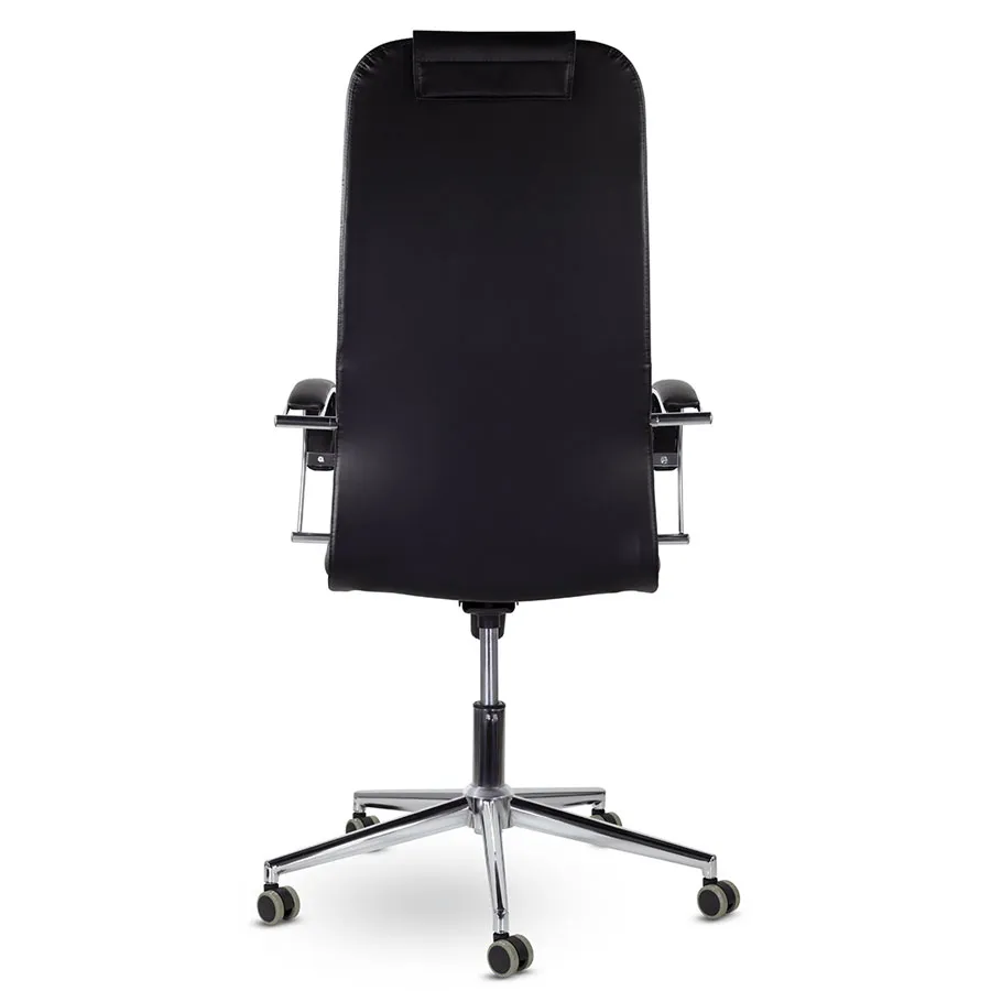 Кресло компьютерное СН-601 Соло хром черный