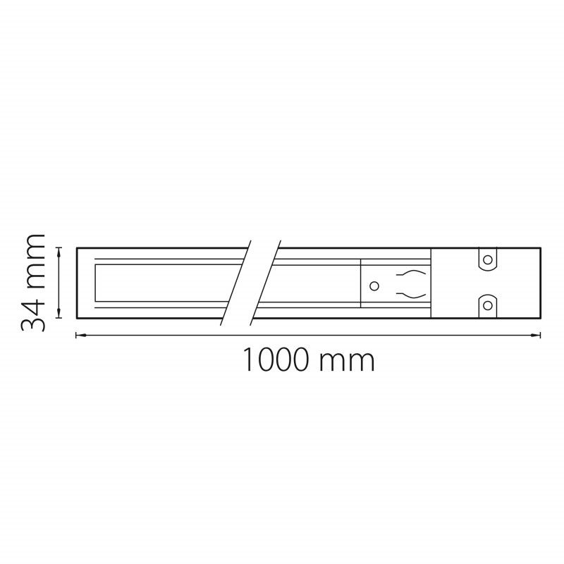 Шинопровод Lightstar Track 3 white 504016