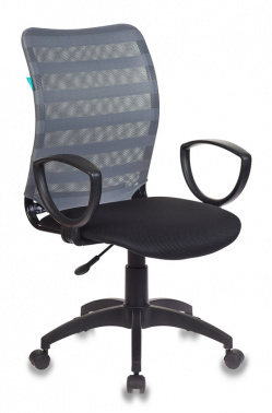 Кресло офисное Бюрократ CH-599AXSN TW-32K03 TW-11 крестовина пластик серый черный