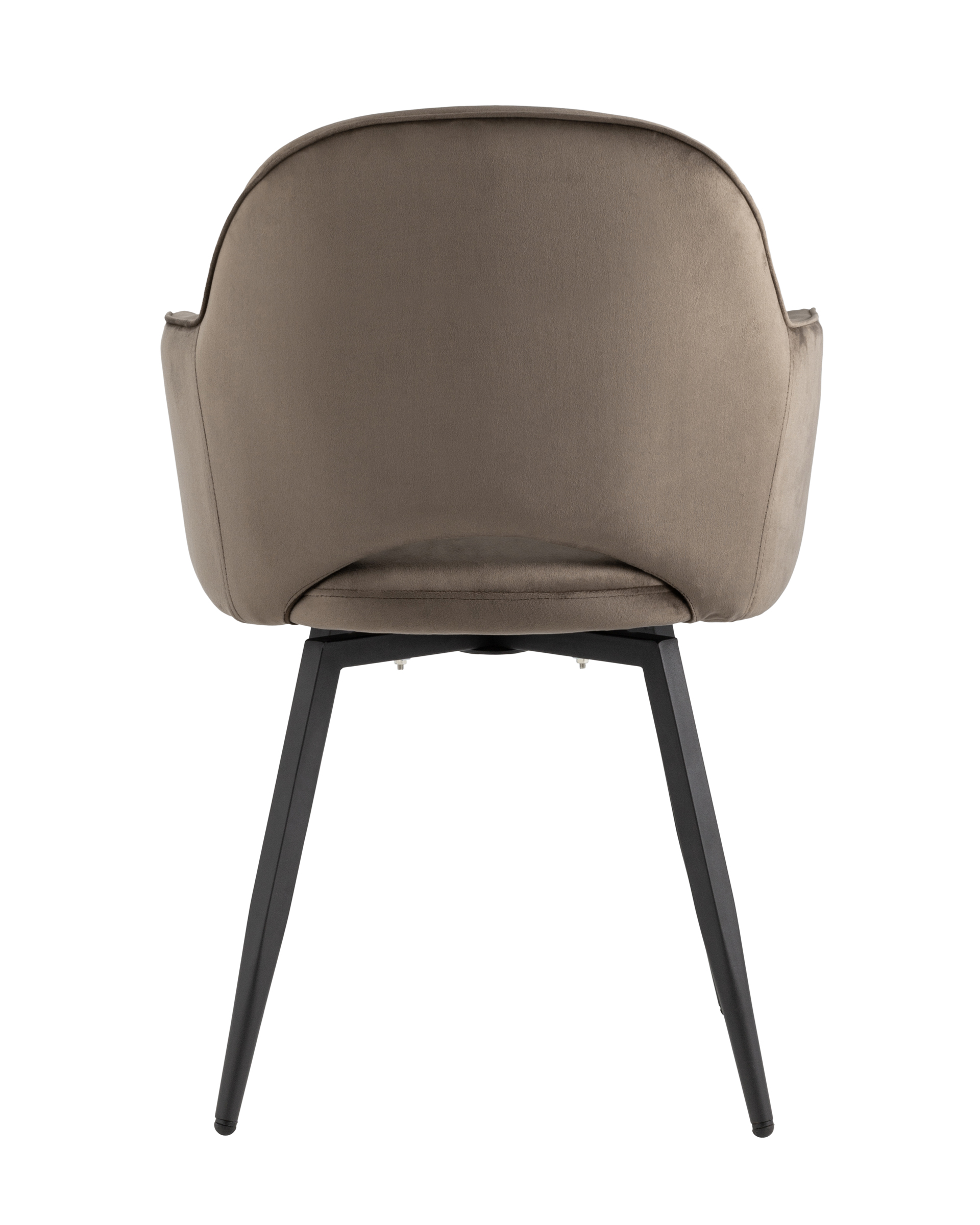Комплект стульев Венера вращающийся велюр коричневый 2 шт