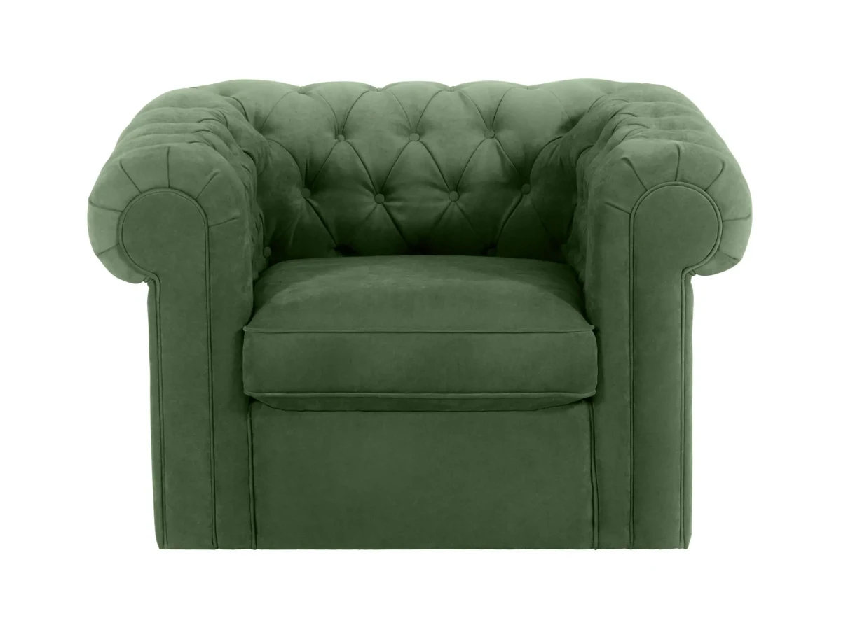 Кресло Chesterfield зеленый 339871