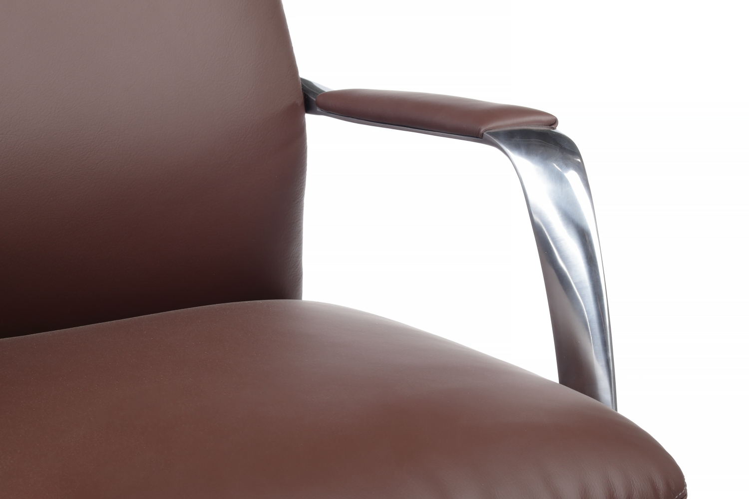 Кресло руководителя RIVA DESIGN Pablo-M B2216-1 без подголовника натуральная кожа Коричневый