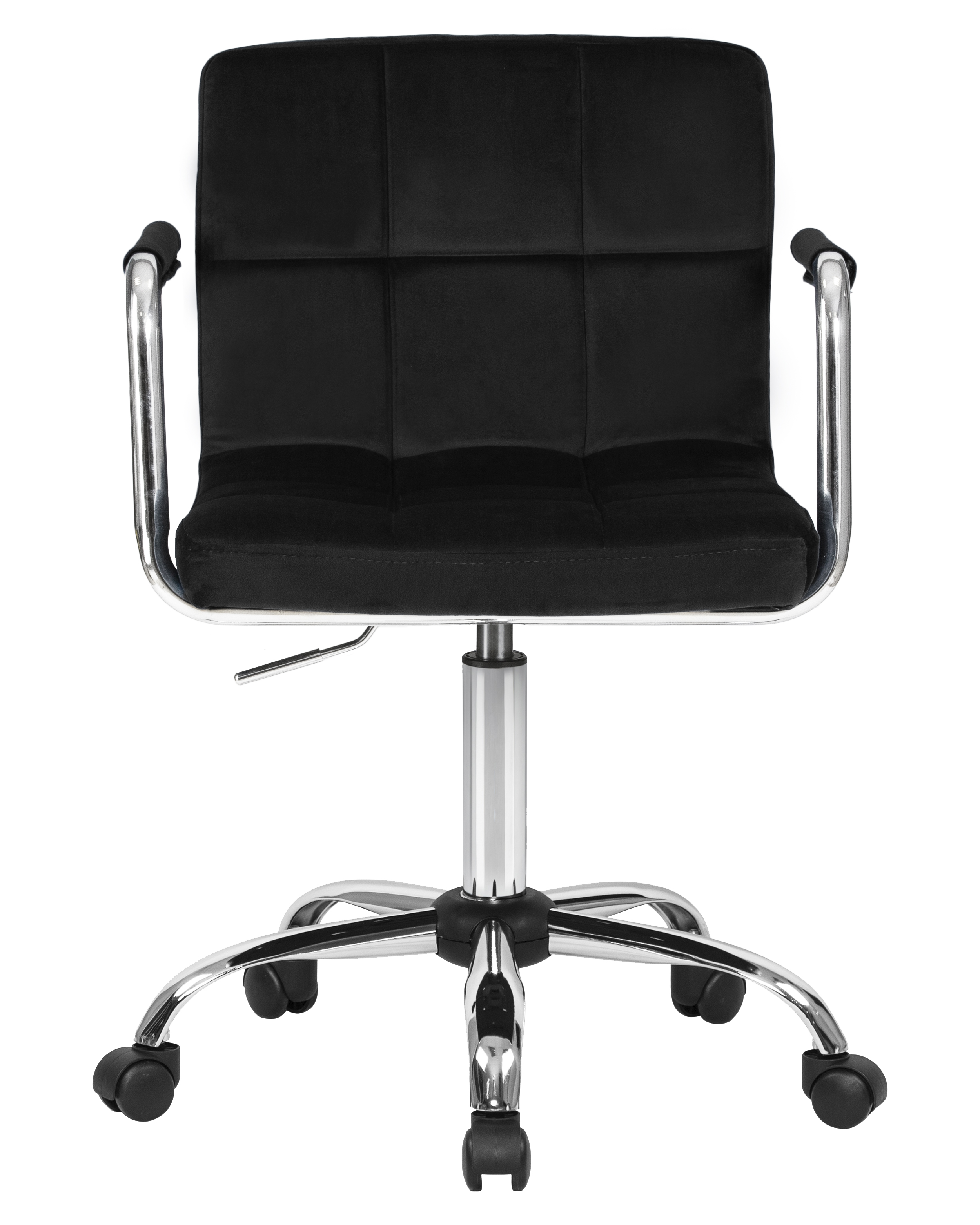 Офисное кресло для персонала DOBRIN TERRY черный велюр MJ9-101