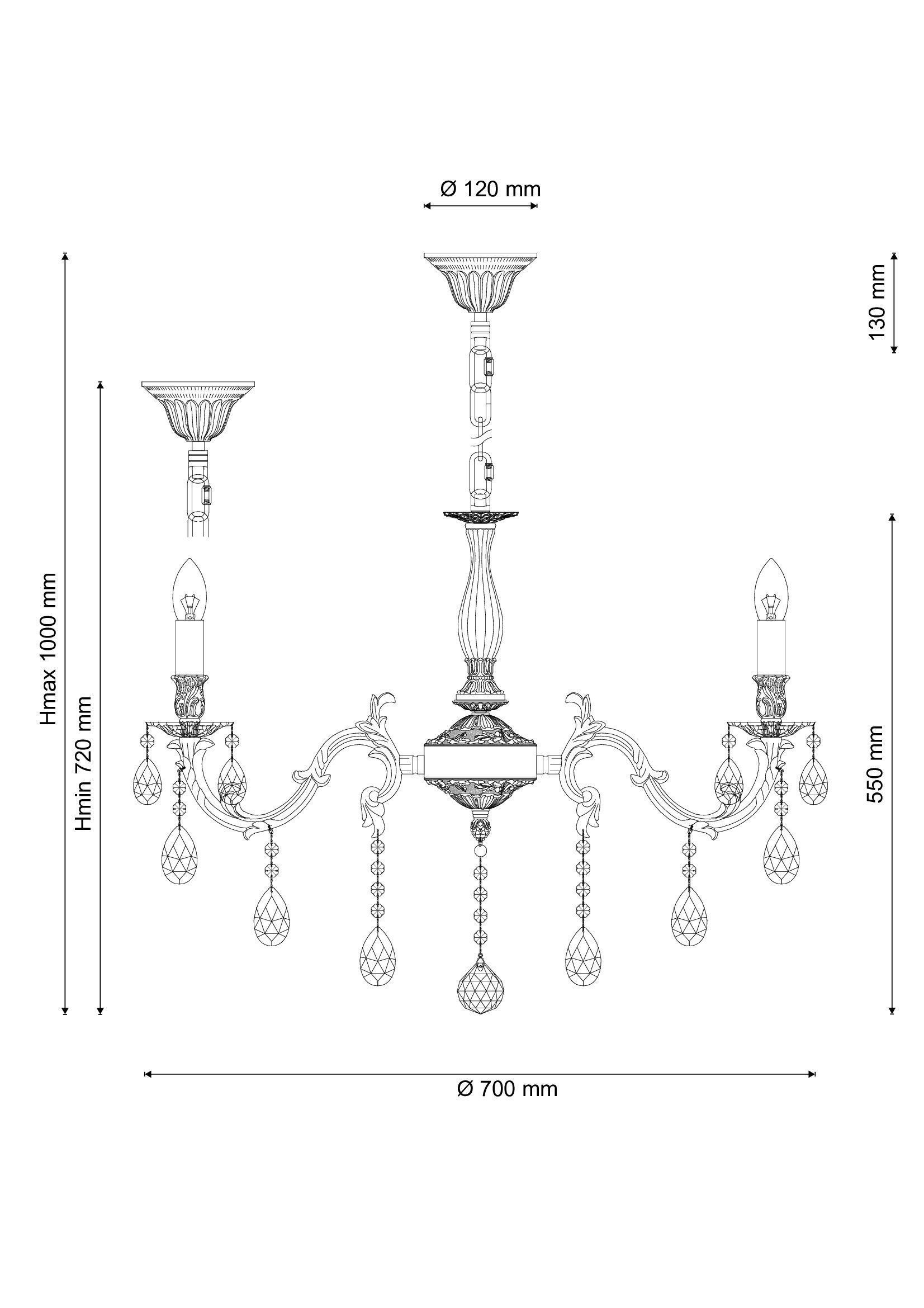 Люстра Lucia Tucci FIRENZE 141.8 cream white