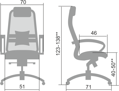 Эргономичное кресло SAMURAI SL-1.04 MPES Бежевый