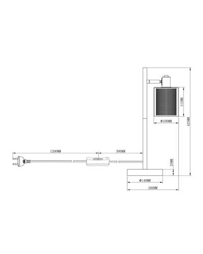 Лампа настольная Moderli Suspent V3060-1T