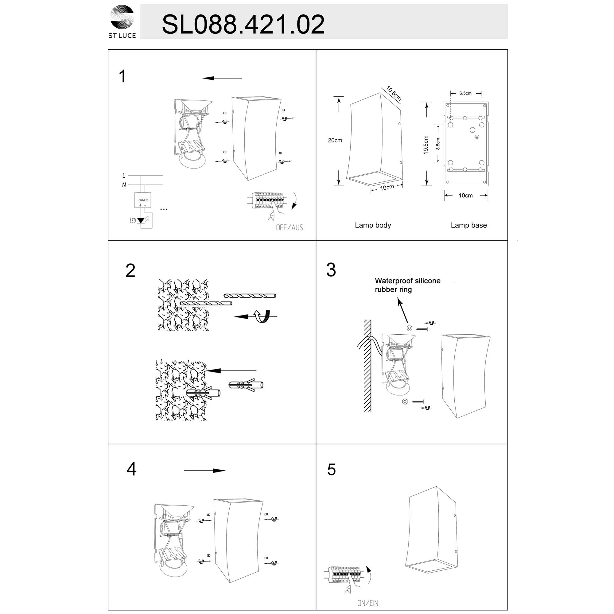 Светильник настенный ST LUCE DEALE SL088.421.02