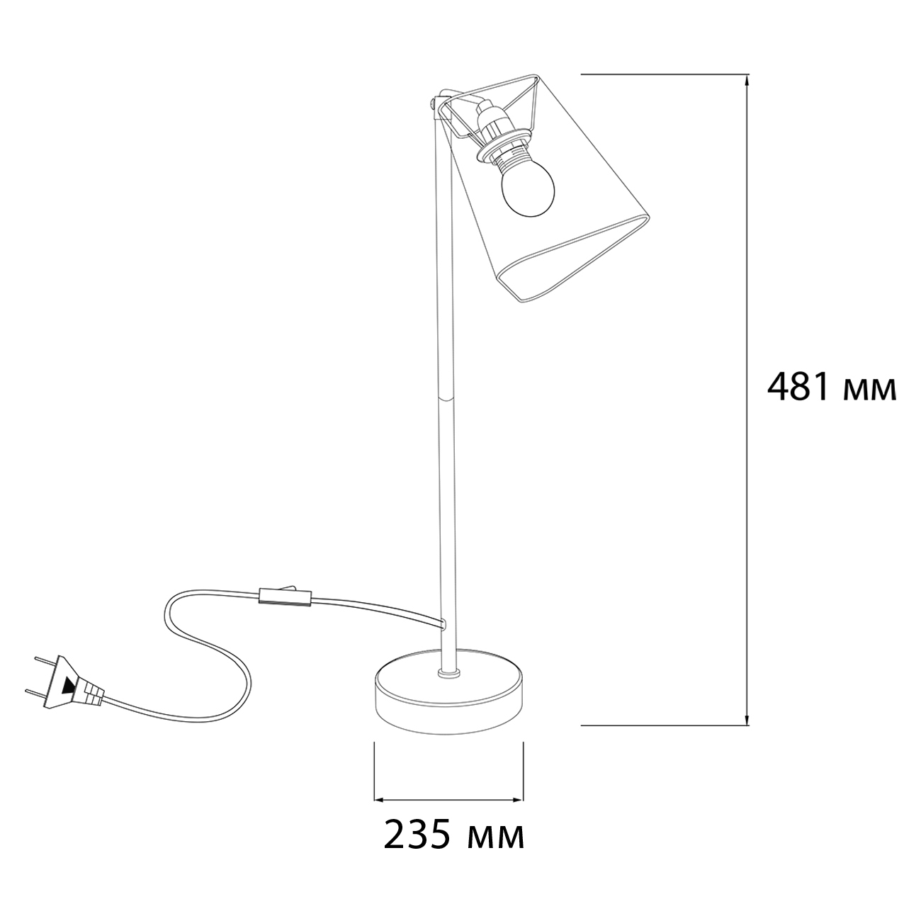 Лампа настольная ESCADA HALL 10185/L White