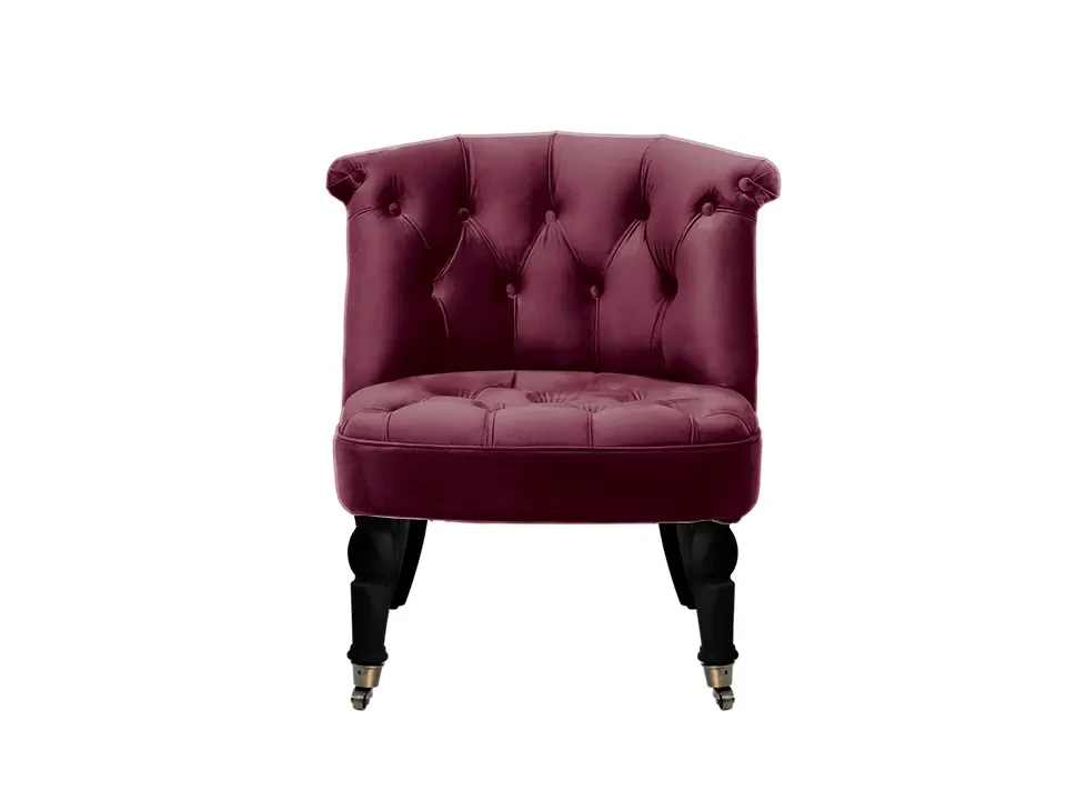 Кресло Visconte бордовый черные ножки 685261