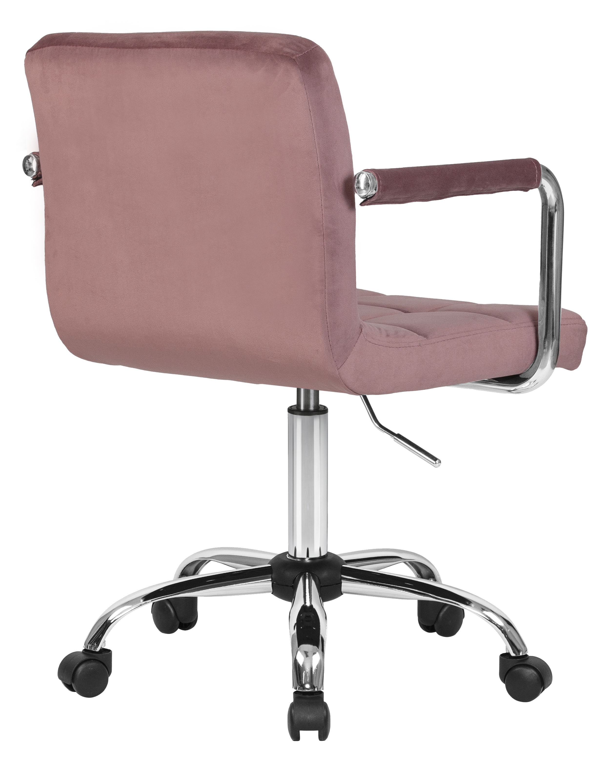 Офисное кресло для персонала DOBRIN TERRY пудрово-розовый велюр MJ9-32