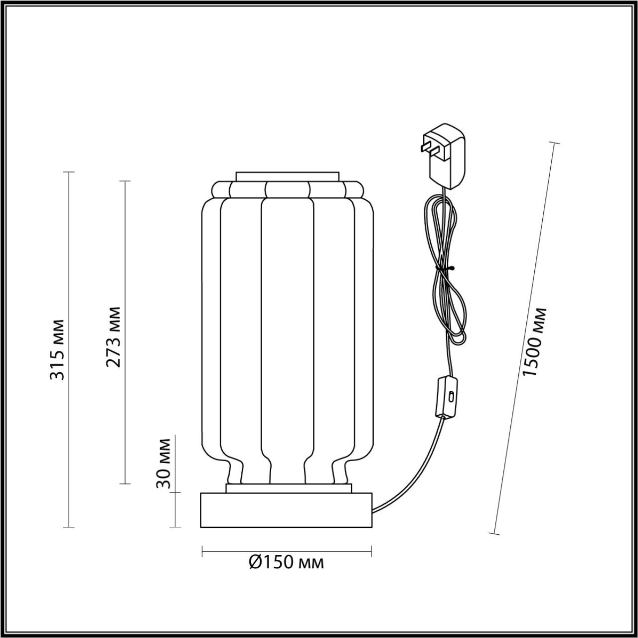 Лампа настольная ODEON LIGHT JAM 5409/10TL