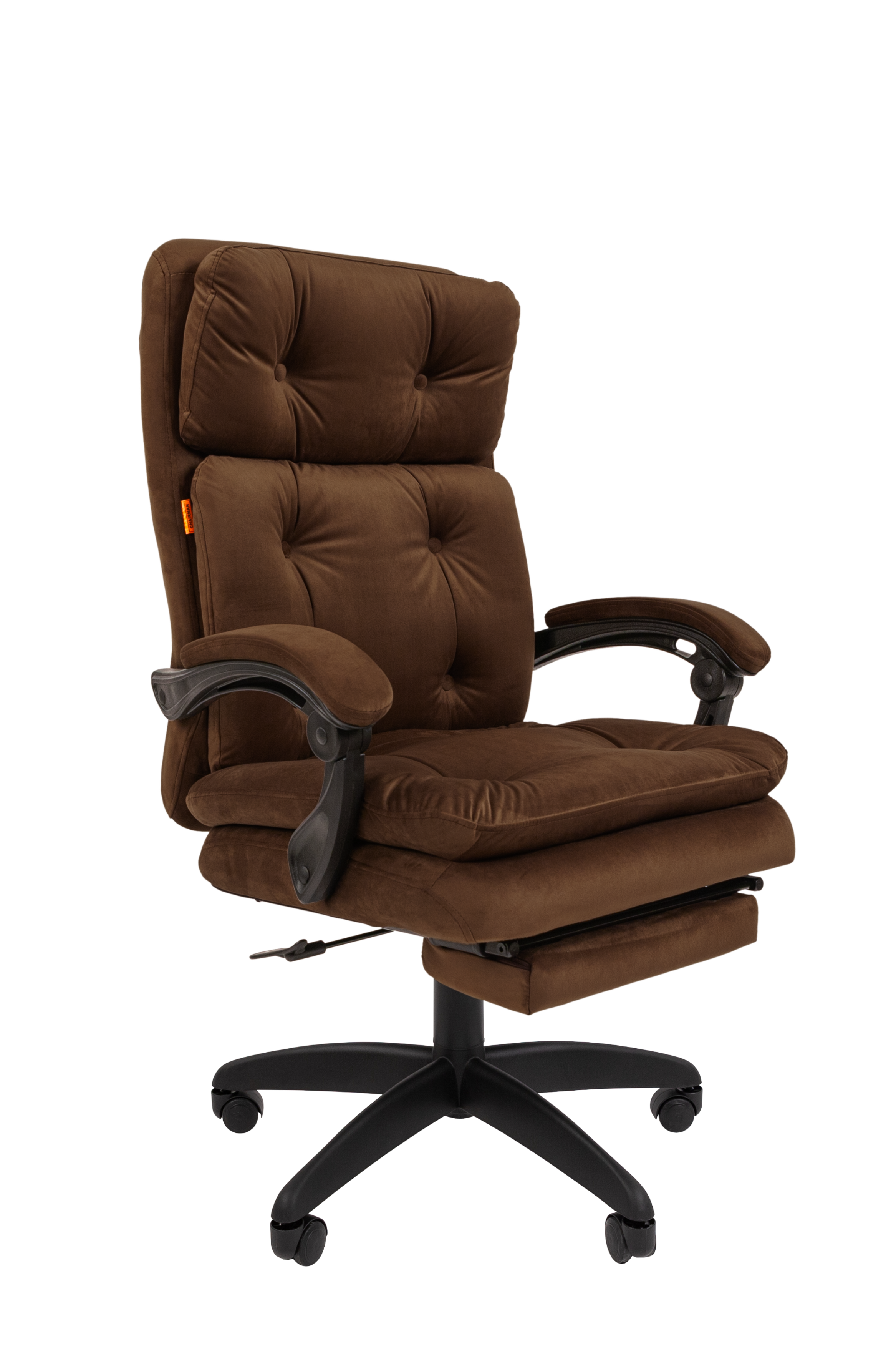 Кресло для руководителя усиленное (до 150 кг) CHAIRMAN HOME 442 коричневый
