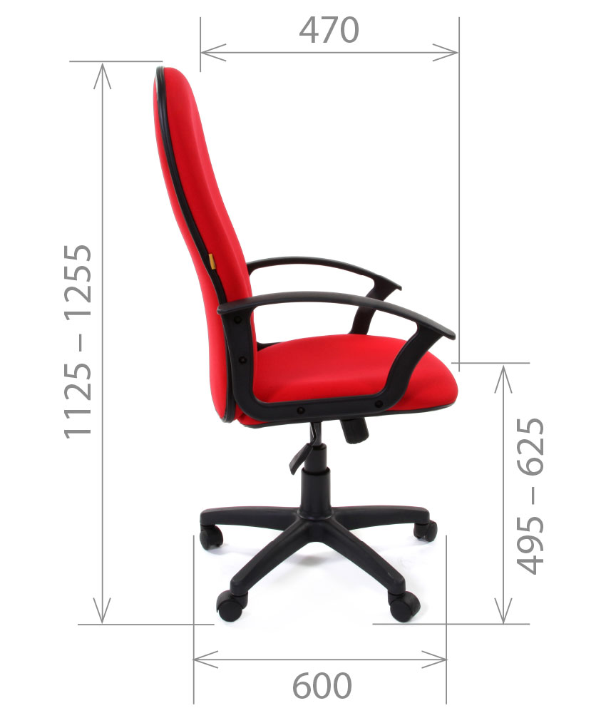 Кресло компьютерное CHAIRMAN 289 красный