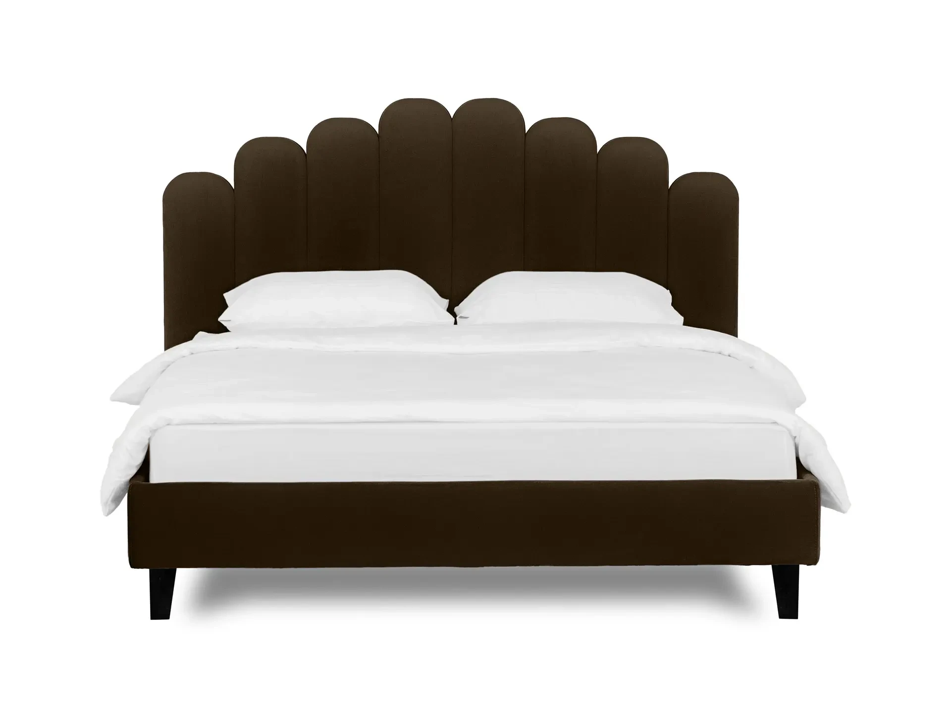 Кровать 160х200 Queen II Sharlotta L коричневый 577091