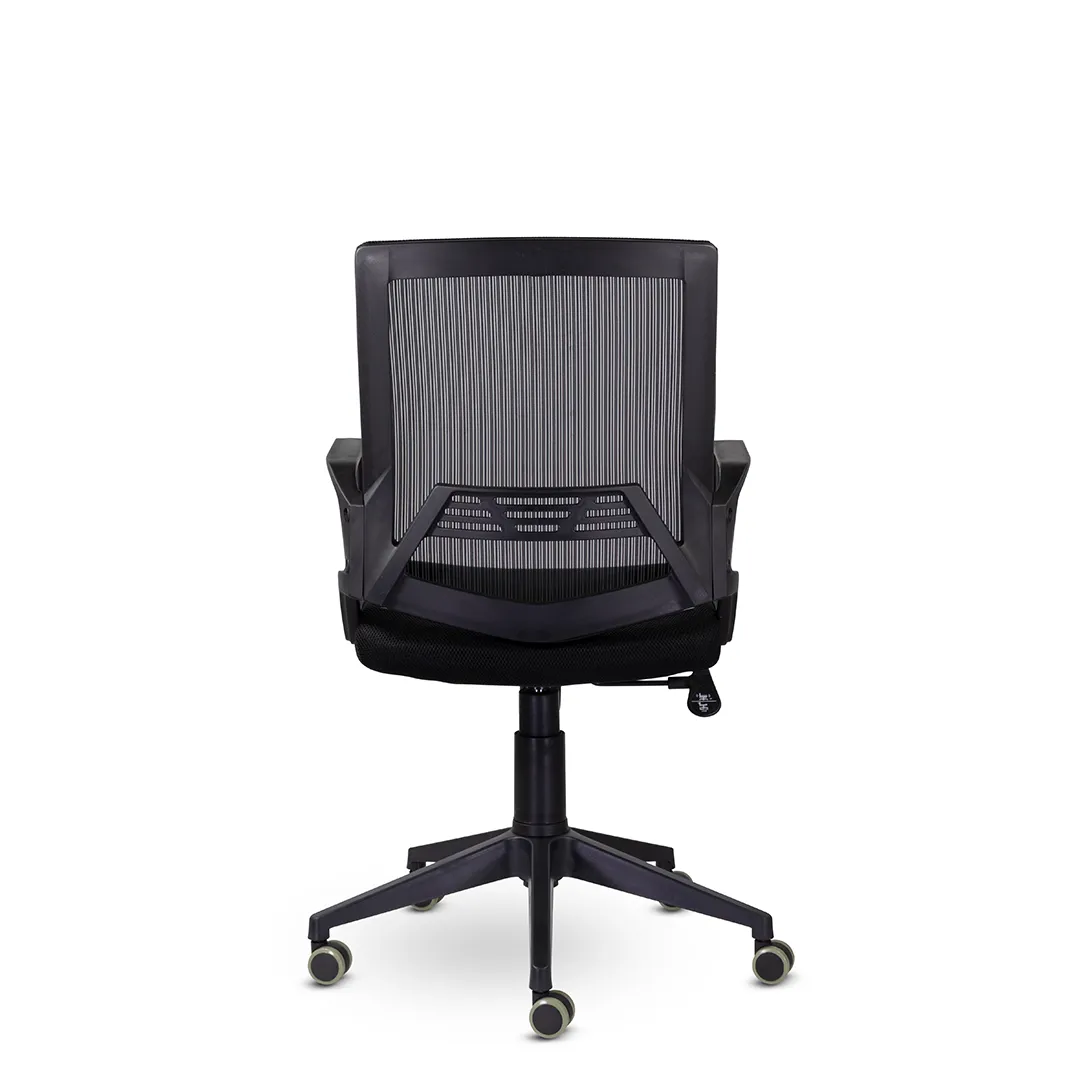 Кресло компьютерное Квадро М-807 BLACK PL черный