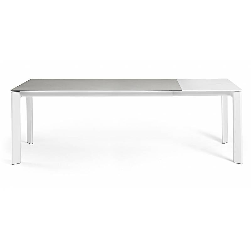 Обеденный стол La Forma Atta 220х90 светло-серый 053498