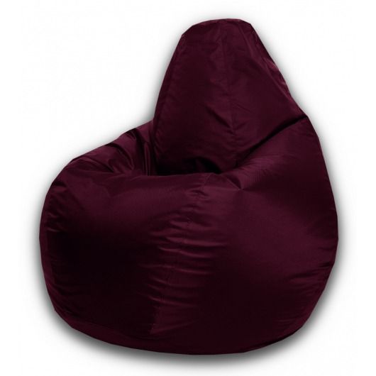 Кресло-мешок Груша XL (900х900х1200) оксфорд бордовый