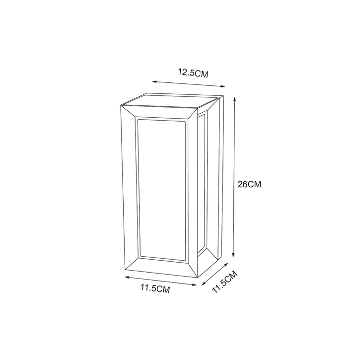 Уличный настенный светильник ARTE LAMP ULYSSES A8112AL-1BK