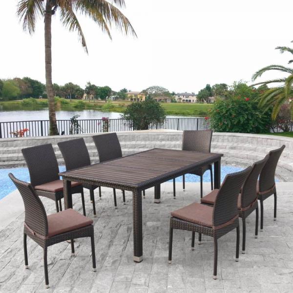 Комплект мебели из ротанга Afina Garden T347/Y380A-W53 Brown 8PCS Коричневый