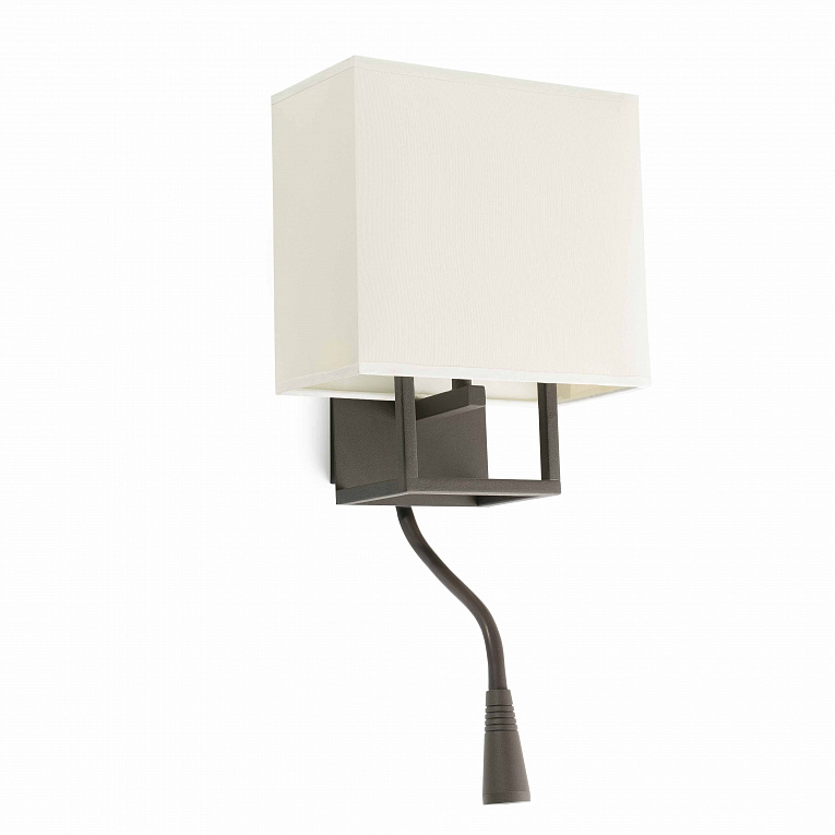 Бра с ридером VESPER коричневый Faro 29983
