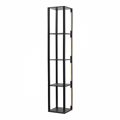 Деревянный торшер с полками Lussole WOODRUFF LSP-0914