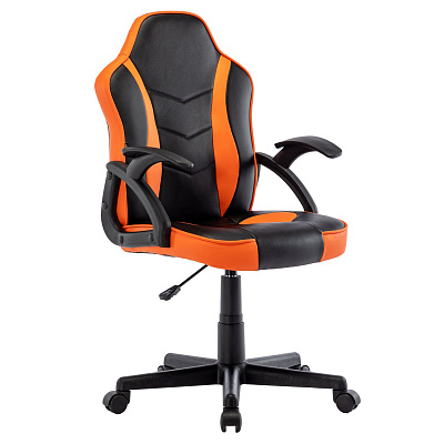 Кресло компьютерное BRABIX Shark GM-203 черный оранжевый