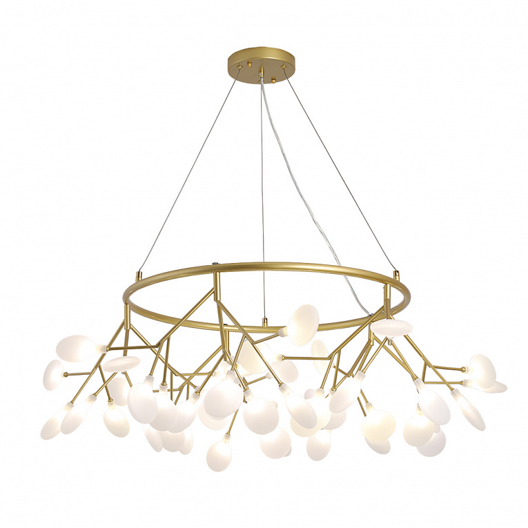 Подвесная люстра Arte Lamp CANDY золото, белый A7272SP-45GO