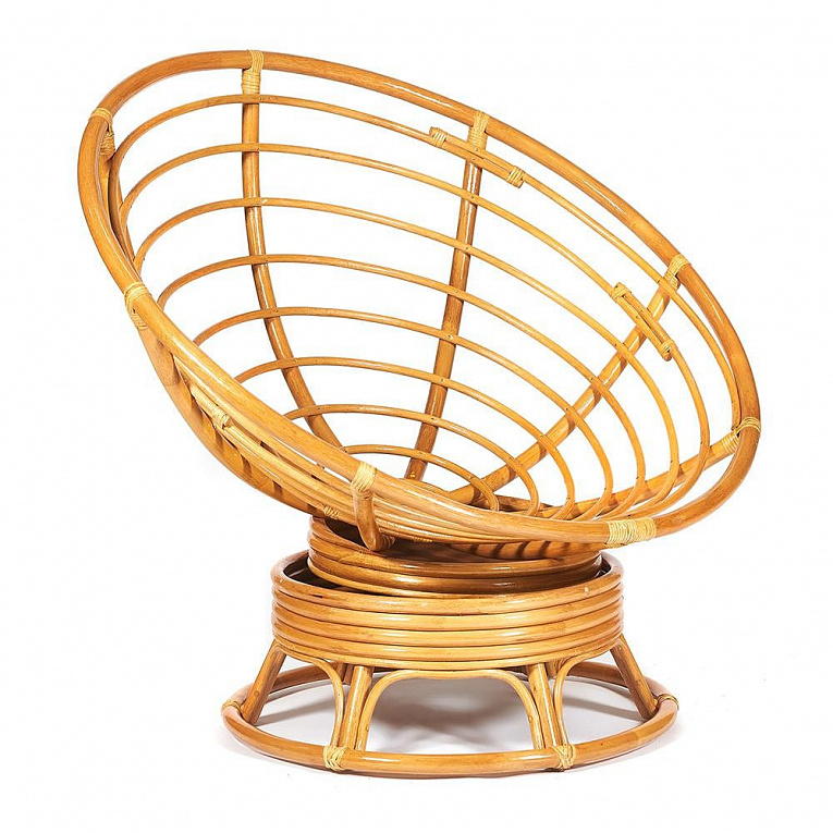 Кресло-качалка PAPASAN / ПАПАСАН 23/01 W без подушки мед