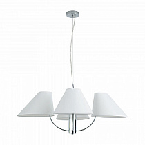 Подвесная люстра Arte Lamp RONDO хром, белый A4086LM-4CC