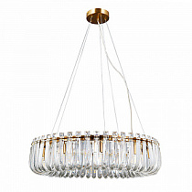 Подвесная люстра Arte Lamp MAYOTTE коричневый, прозрачный A1071SP-10PB