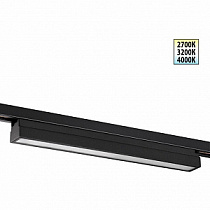 Светильник однофазный трехжильный трековый CCT IP20 LED 24W 180-265V 2700К/3200К/4000К NOVOTECH ITER 359788