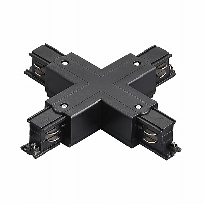 Соединение крестовое с подводом питания к треку 5040xx-(F)/(R) Lightstar Quattro 504147-FR
