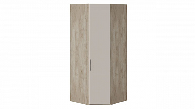 Шкаф для одежды угловой баттл рок серый глянец Эмбер СМ-348.07.006