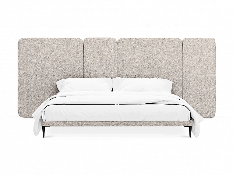 Кровать OgogoHome Licata 961597 бежевый