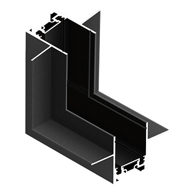 Угол-соединитель "потолок-стена" для встраиваемого шинопровода Черный St Luce SKYFLAT / СКАЙФЛЕТ ST069.409.11