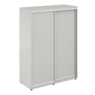 Шкаф купе Norden Сигма 1438х600х1953 высокий, з.ст. ХДФ, полки/штанга SG.720.SH.SH Серый Бархат