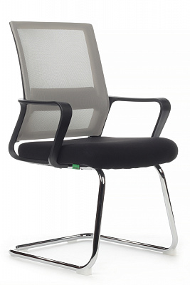 Конференц кресло Riva Chair Mint 1029CB черный / серый