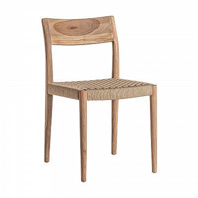 Стул Vical Caen 32974 из тика и веревки