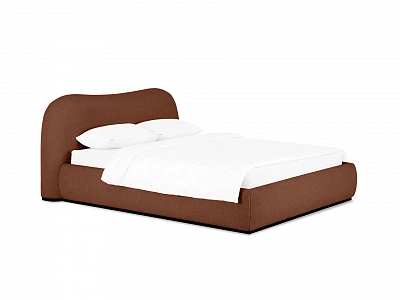 Двуспальная кровать Patti с подъемным механизмом терракотовый 831396
