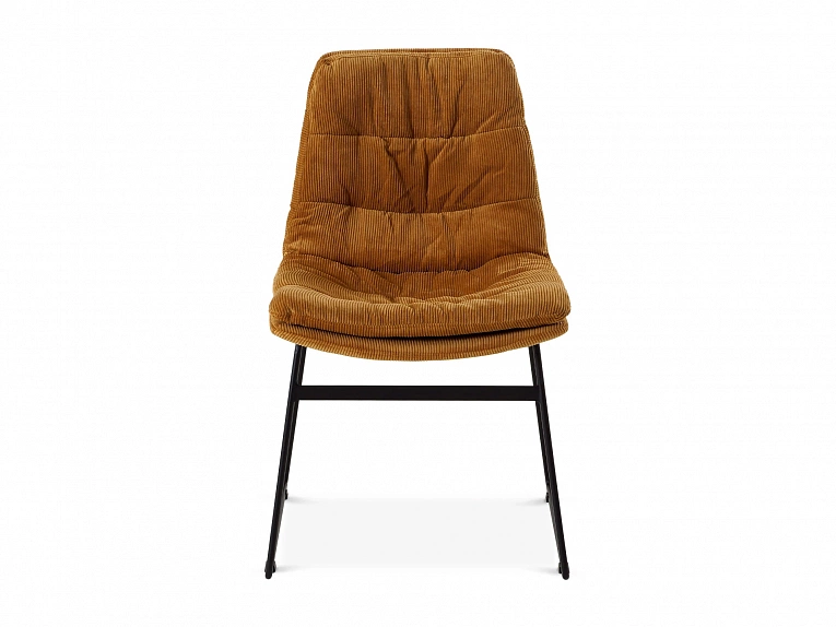 Стул OgogoHome Vitra черный / бежевый 930824