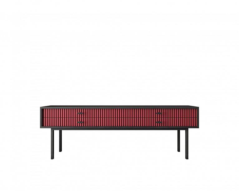 Тумба Этажерка Emerson (Эмерсон) Red (Ред) EM23/red/L