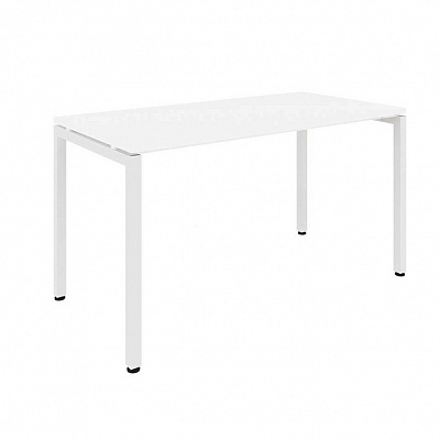Стол офисный MULTI-OFFICE СТИЛ (Steel) 140х70х76 белый