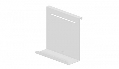 Полка для аксессуаров навесная 25хh.25см Inspira (GDB) Пинабл Дизайн (Pinable Design) UAPTR25BL белый