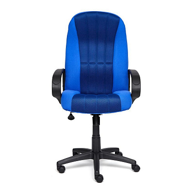 Кресло для руководителя СН833 ткань синий