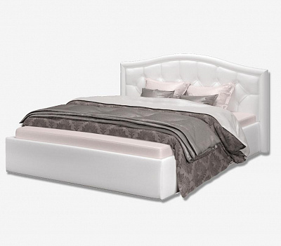 Двуспальная кровать Стелла 160 см Vega white МЛК