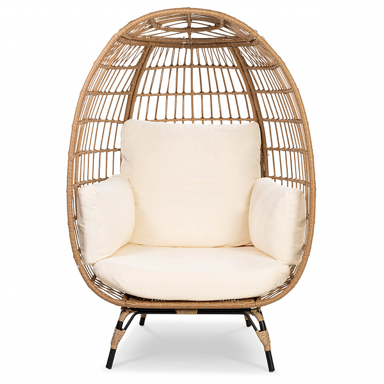 Кресло-кокон на ножках Afina Garden AFM-815B Beige Бежевый