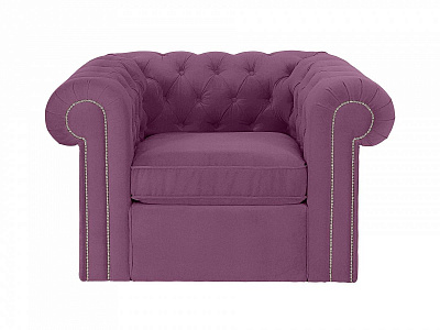 Кресло Chesterfield (молдинги) розовый 467063