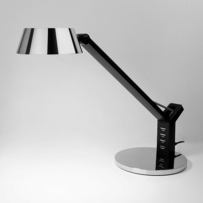 Лампа настольная Eurosvet Slink 80426/1 черный/серебро