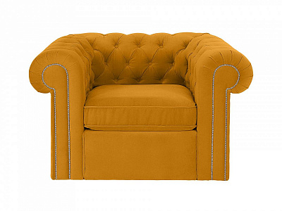 Кресло Chesterfield (молдинги) желтый 467071